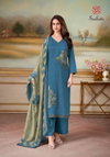 Ehsas By Sudriti Cosmos Satin Printed Dress Material Suppliers In India